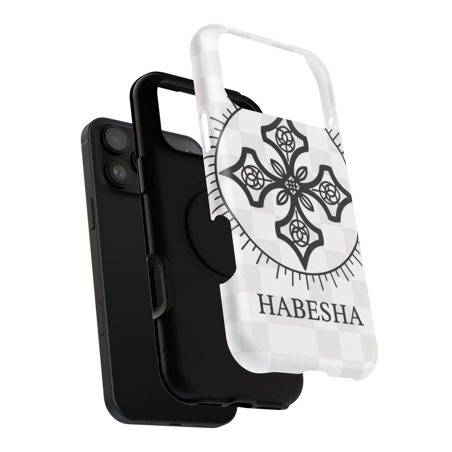 Habesha Cross Impact-Resistant Phone Case