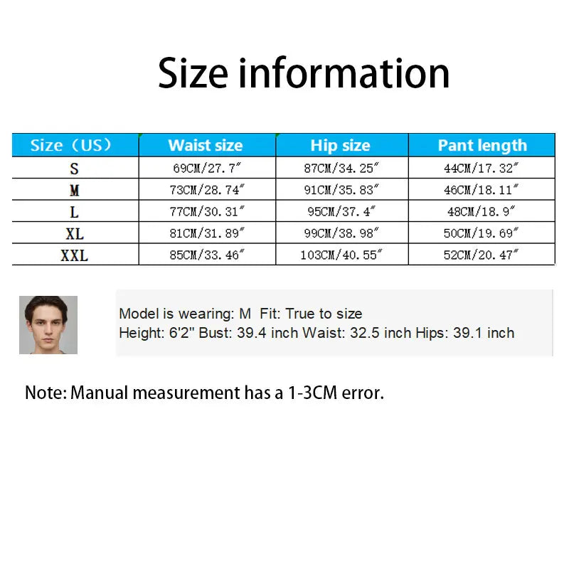 Men's Quick-Dry Athletic Shorts - Running, Gym & Fitness Training Shorts