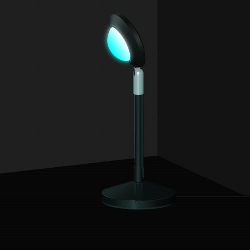 olnedgång Projektor Bordslampa - RGB LED Färgprojektion med Fjärrkontroll