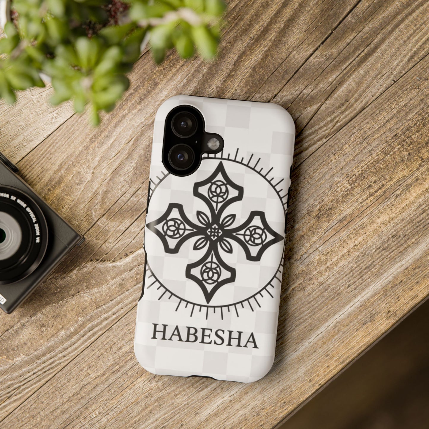 Habesha Cross Impact-Resistant Phone Case