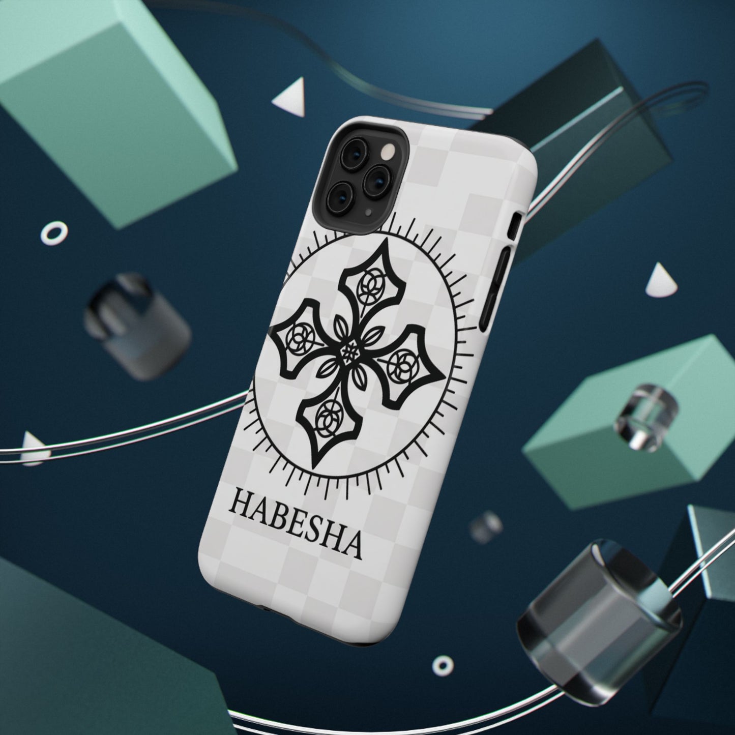 Habesha Cross Impact-Resistant Phone Case