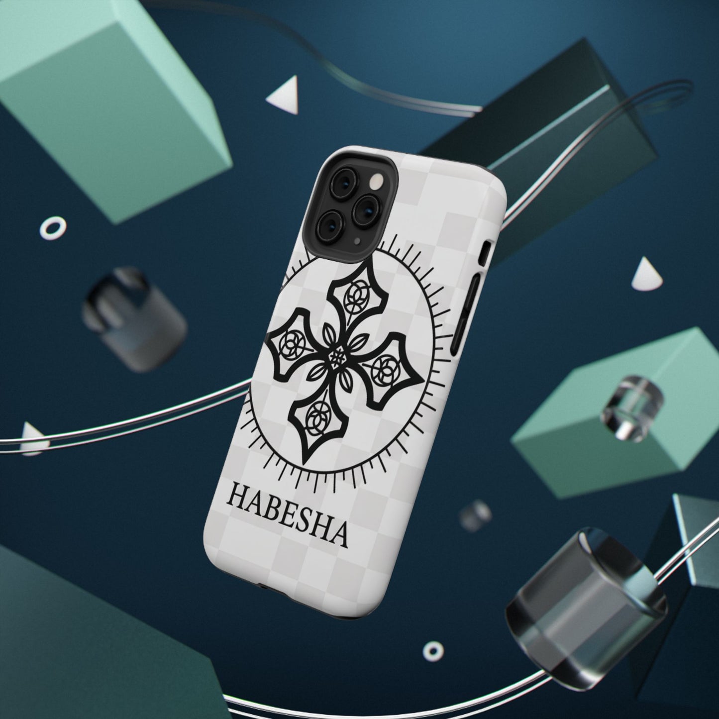 Habesha Cross Impact-Resistant Phone Case