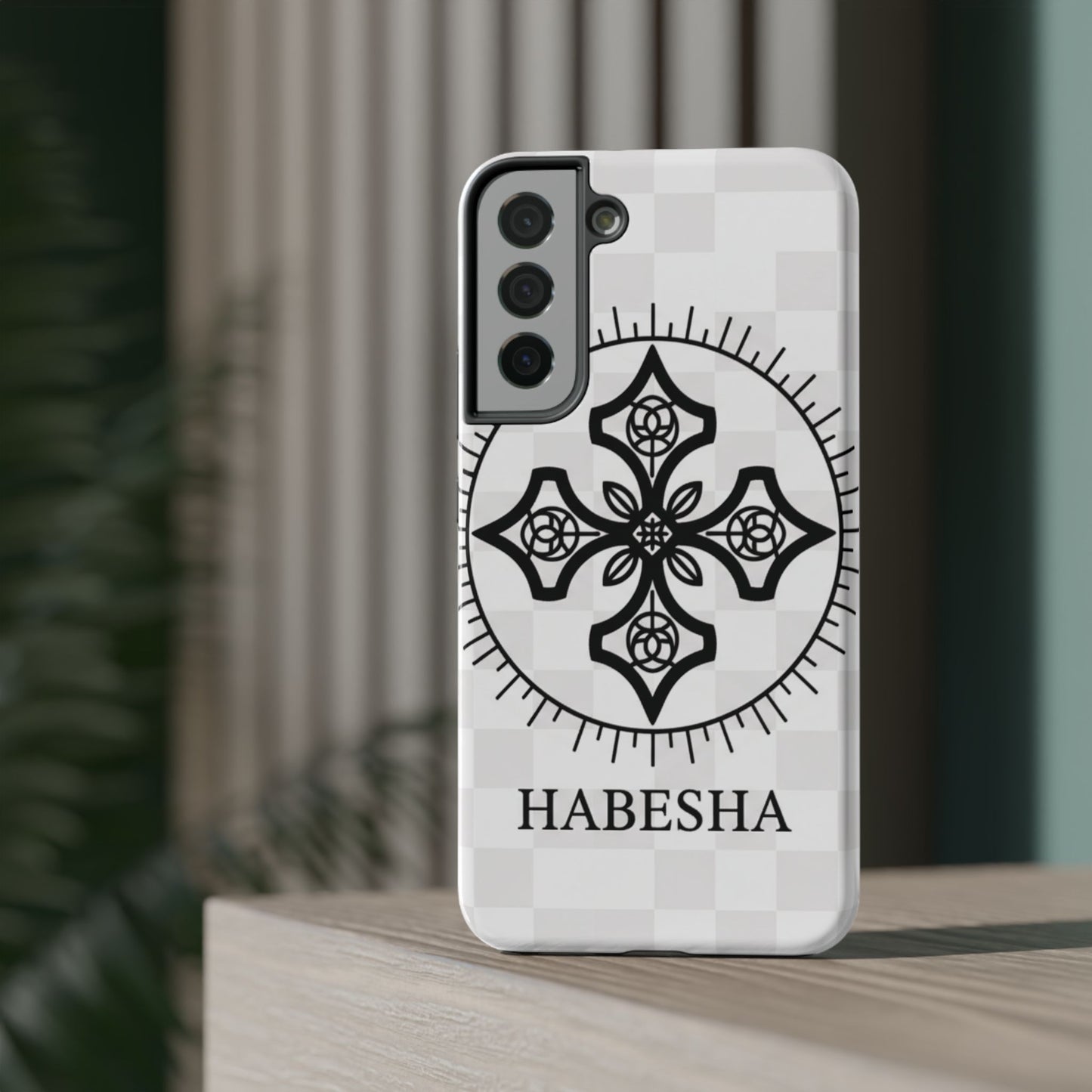 Habesha Cross Impact-Resistant Phone Case