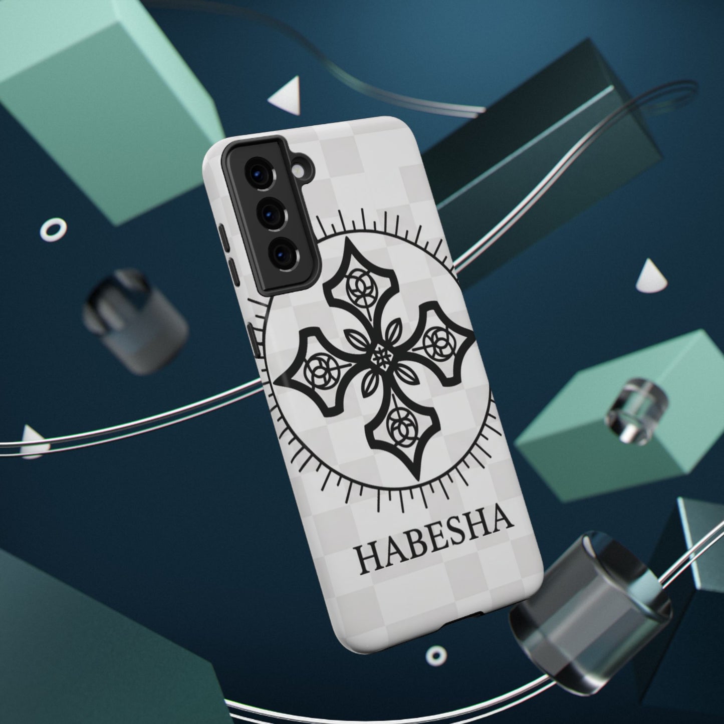 Habesha Cross Impact-Resistant Phone Case