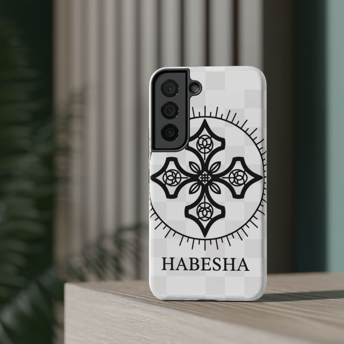 Habesha Cross Impact-Resistant Phone Case