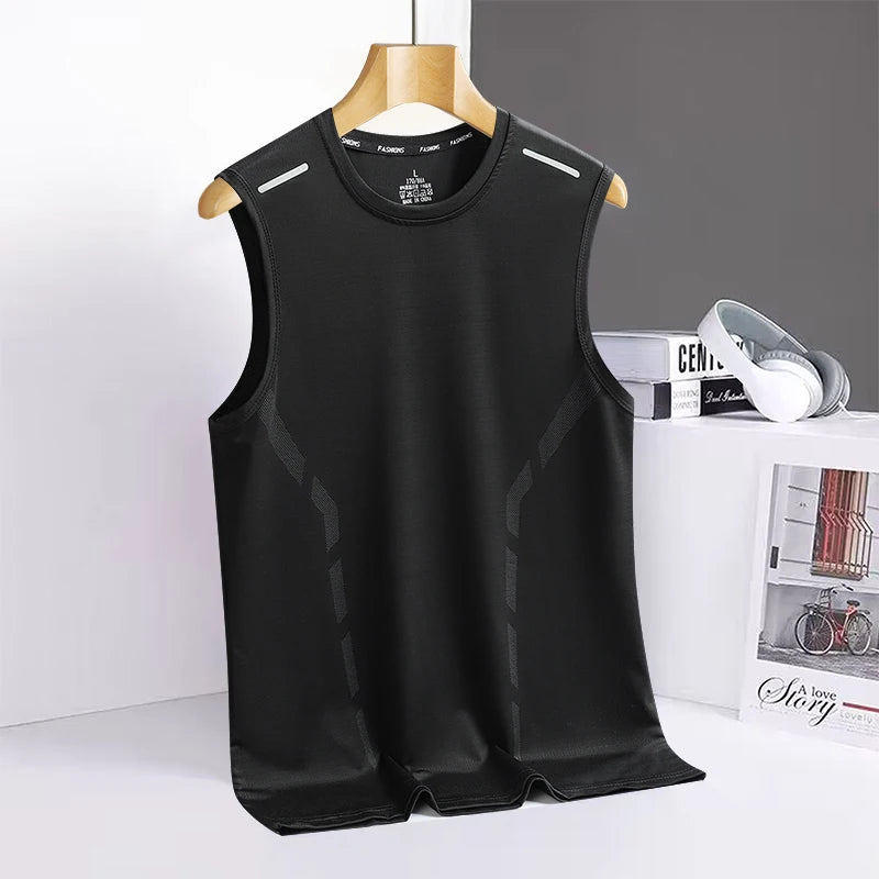 Men's Quick-Dry Sleeveless Sports Tank Top - Cycling, Basketball & Gym Vest