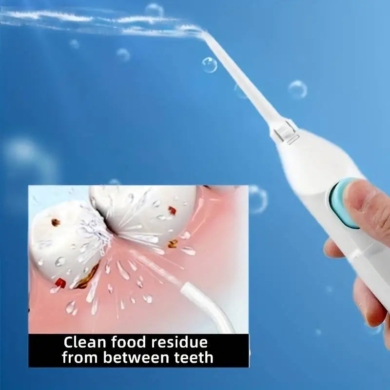 Portable High-Pressure Water Flosser for Dental Cleaning