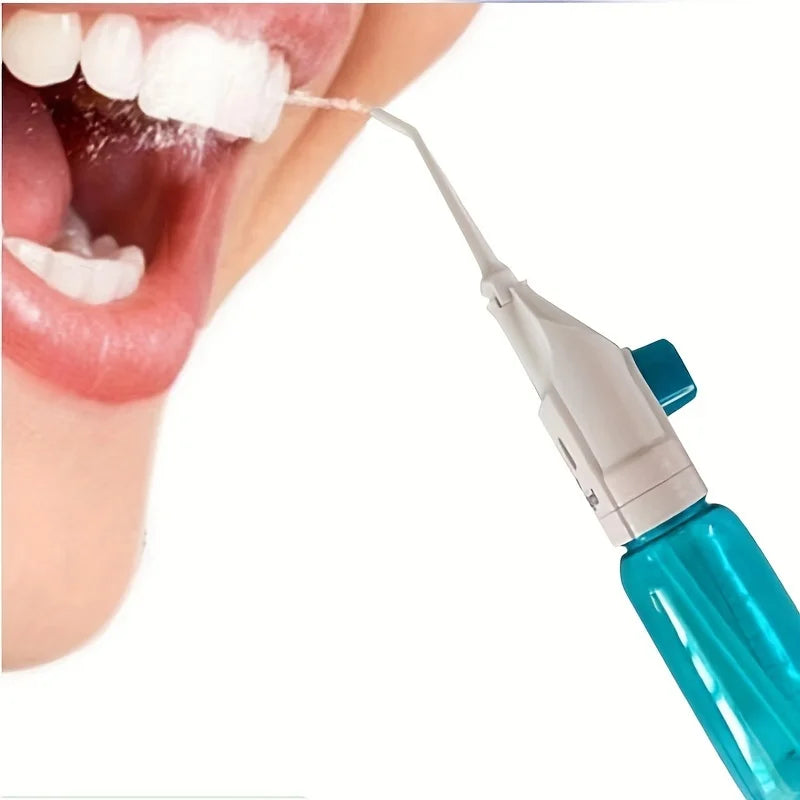 Portable High-Pressure Water Flosser for Dental Cleaning