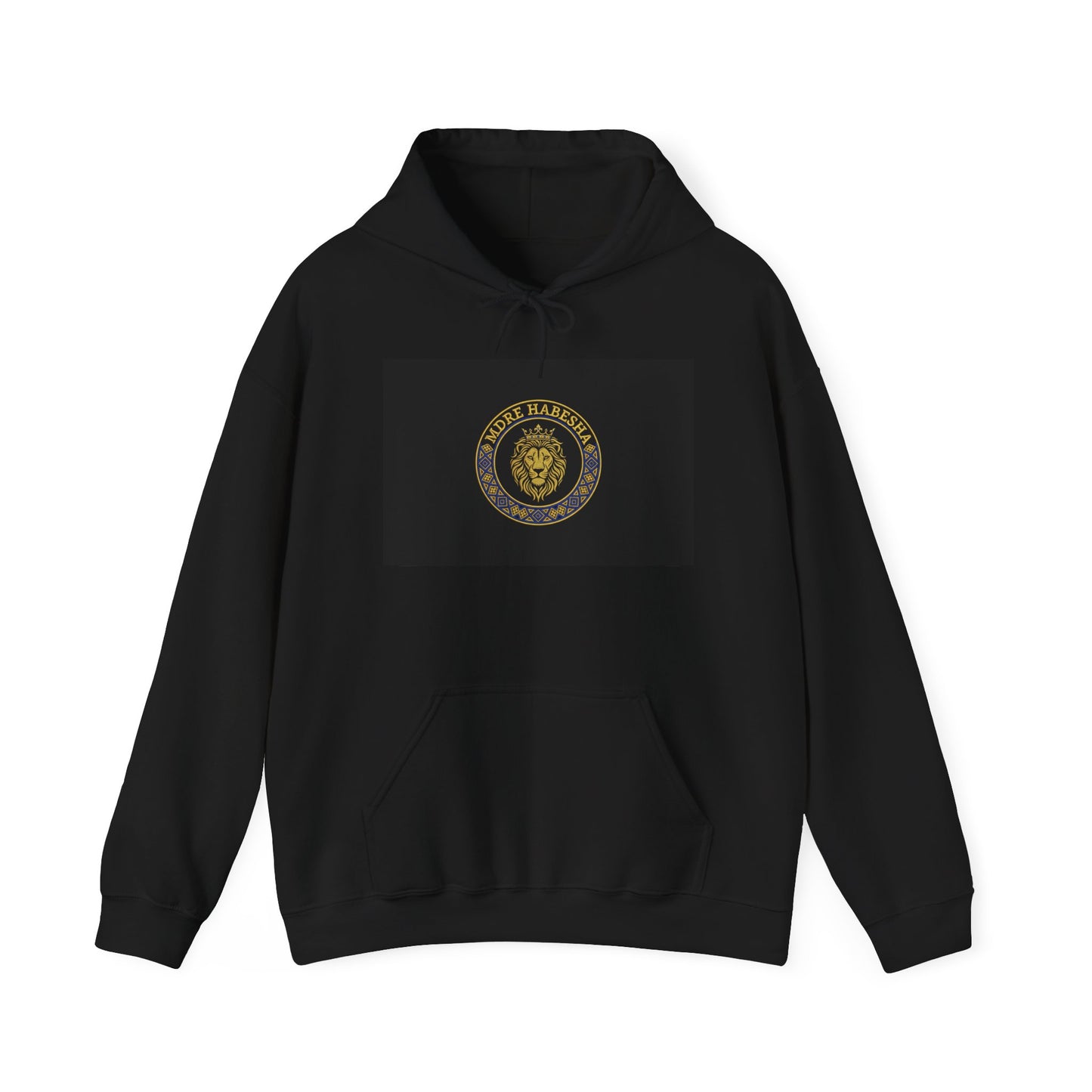 MDRE HABESHA Heritage Hoodie - Ethiopian Eritrean Cultural Pride Lion Emblem