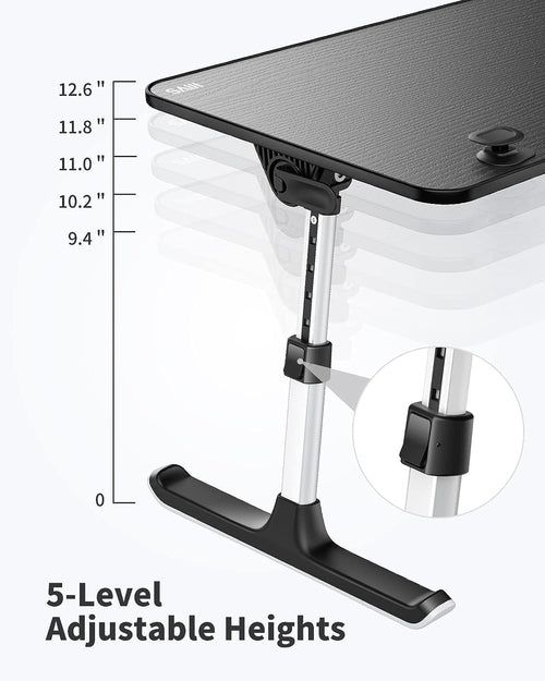 Adjustable Laptop Desk for Bed – Height & Angle Adjustable Stand