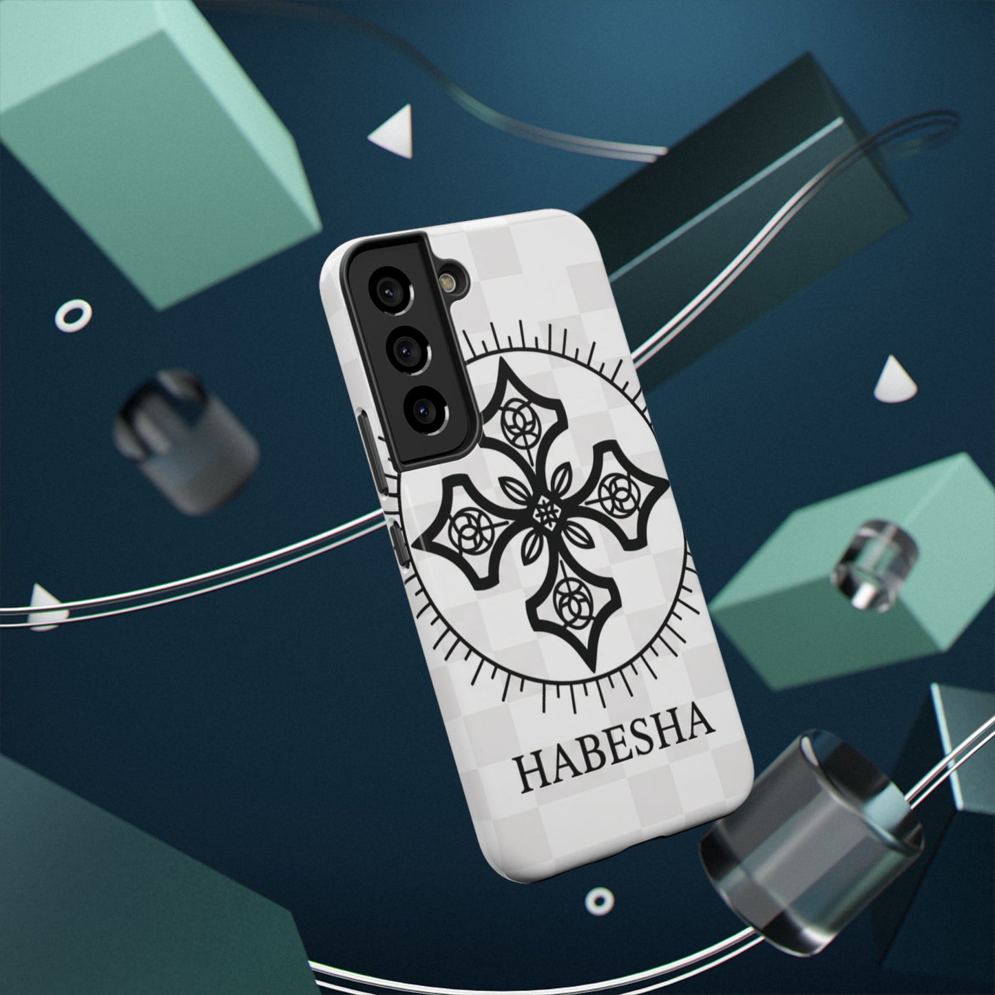 Habesha Cross Impact-Resistant Phone Case