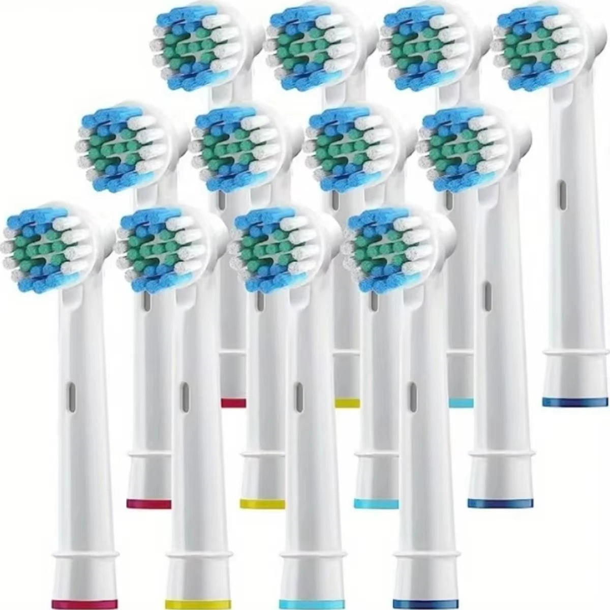 4/12/16-Pack Replacement Toothbrush Heads - Compatible with Oral-B/Braun Electric Toothbrushes