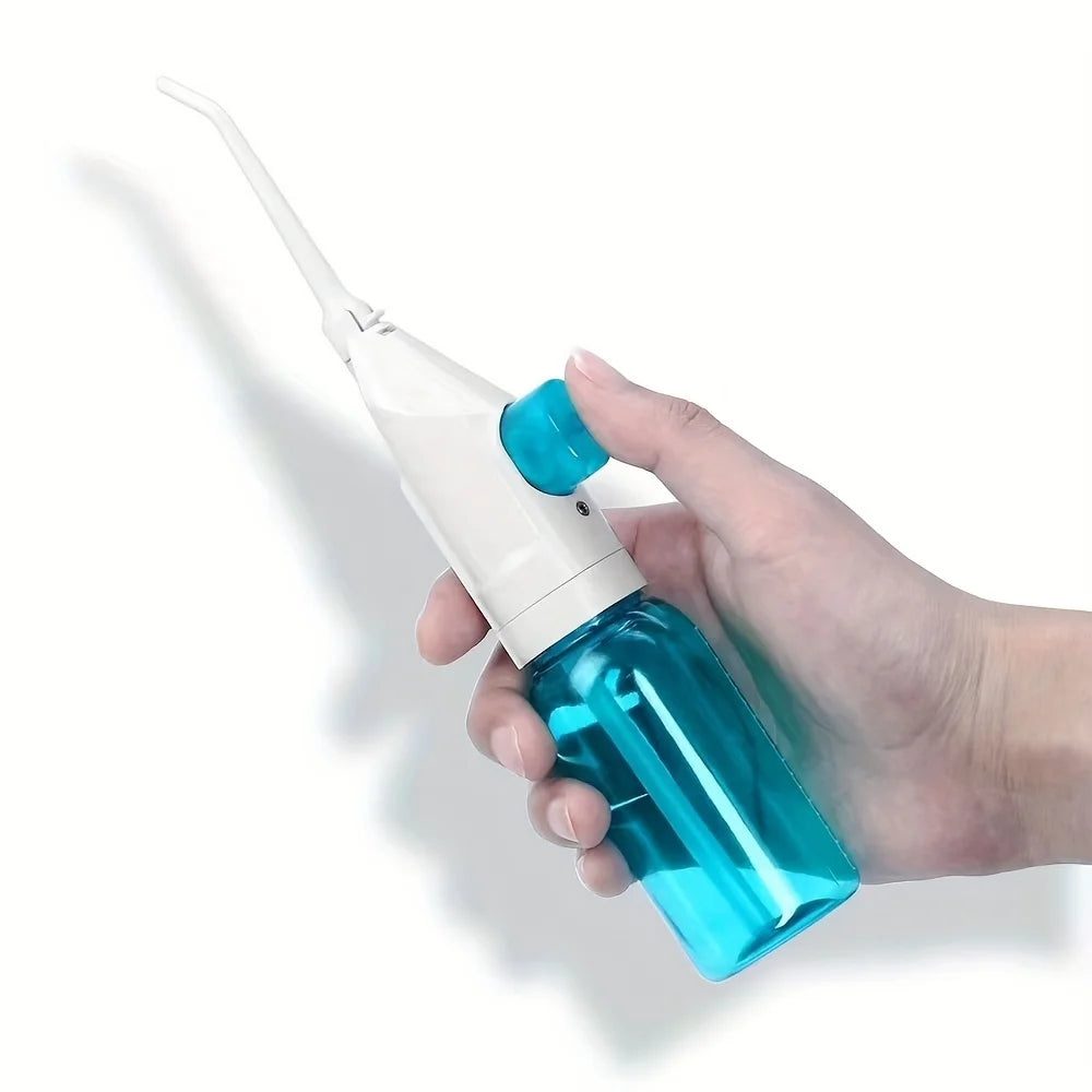 Portable High-Pressure Water Flosser for Dental Cleaning