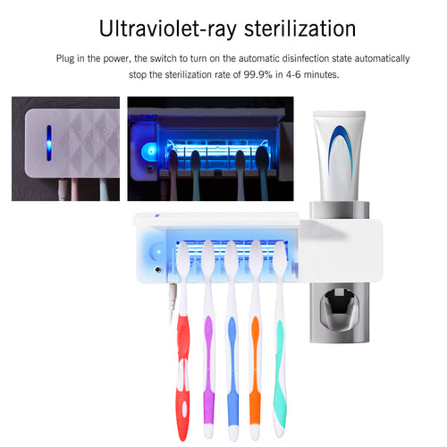 UV Toothbrush Sterilizer – Automatic Anti-Bacteria Sanitizer