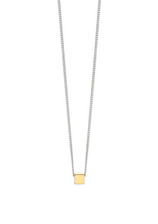 Box Necklace - Gold