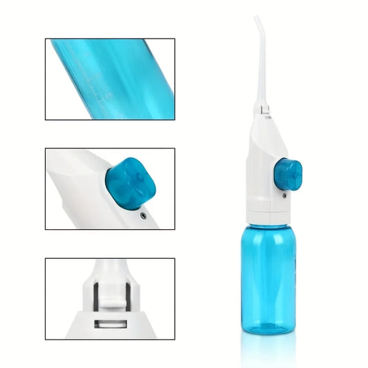 Portable High-Pressure Water Flosser for Dental Cleaning